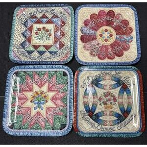 The Bradford Exchange Vintage Forever my Daughter Plates 1, 2, 4, 5, & 6